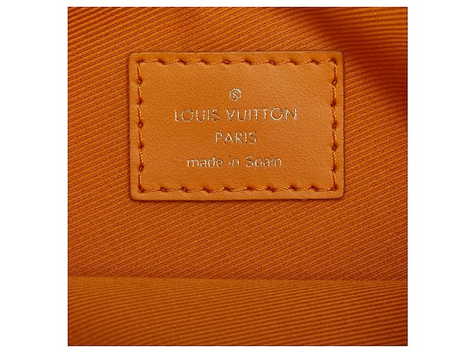 Louis Vuitton Gray Monogram Antartica Double Flat Messenger Marrone Grigio - vista 7