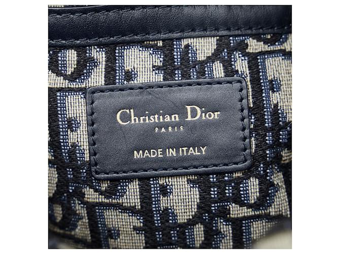 Borsa a secchiello in vimini Dior Brown Oblique Marrone - vista 6