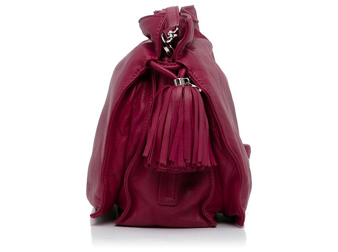 Borsa a tracolla LOEWE Pink Small Leather Flamenco Rosa - vista 3