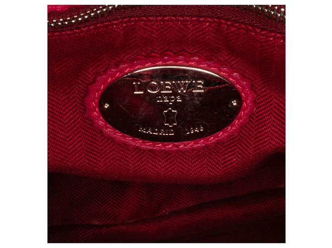 Borsa a tracolla LOEWE Pink Small Leather Flamenco Rosa - vista 9