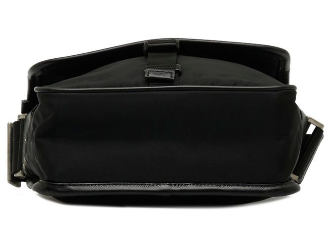 Bolsa Messenger Prada Black Tessuto com fivela Preto - vista 4