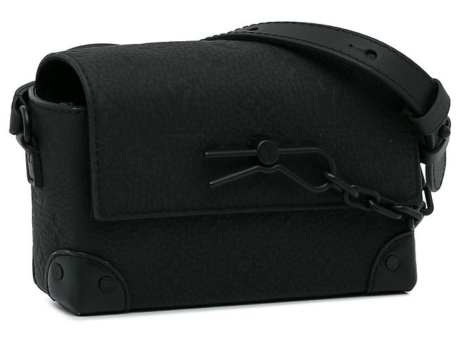 Portafoglio Steamer Wearable in pelle Taurillon Monogram nera Louis Vuitton Nero - vista 2