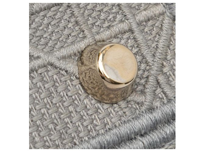 Dior Grau Canvas Cannage Lady D Lite Medium Braun - Ansicht 12