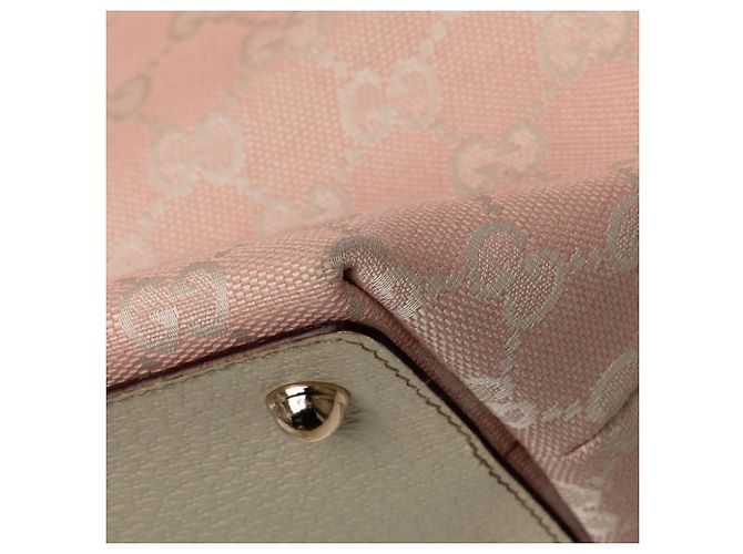 Bolso Tote Eclipse de lona GG rosa de Gucci - vista 14