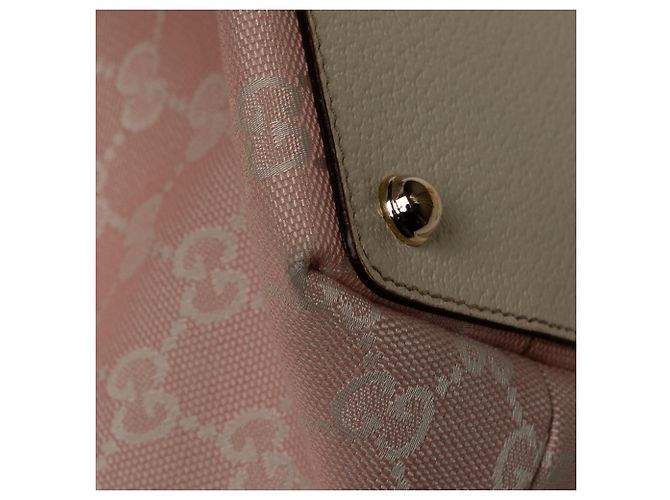 Bolso Tote Eclipse de lona GG rosa de Gucci - vista 15