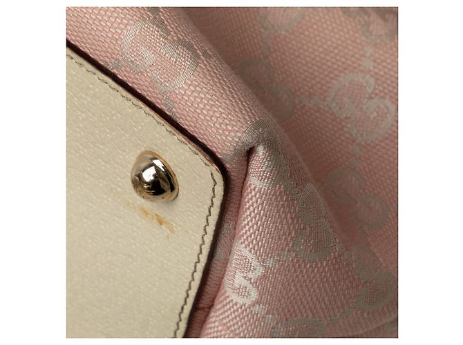 Bolso Tote Eclipse de lona GG rosa de Gucci - vista 16