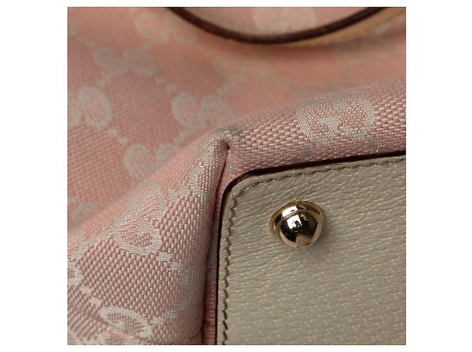Bolso Tote Eclipse de lona GG rosa de Gucci - vista 17
