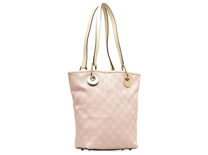Bolso Tote Eclipse de lona GG rosa de Gucci - vista 2
