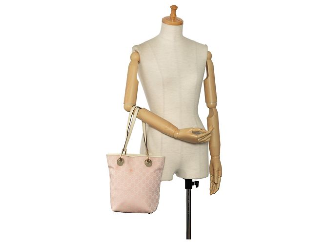 Bolso Tote Eclipse de lona GG rosa de Gucci - vista 22