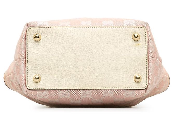 Bolso Tote Eclipse de lona GG rosa de Gucci - vista 4