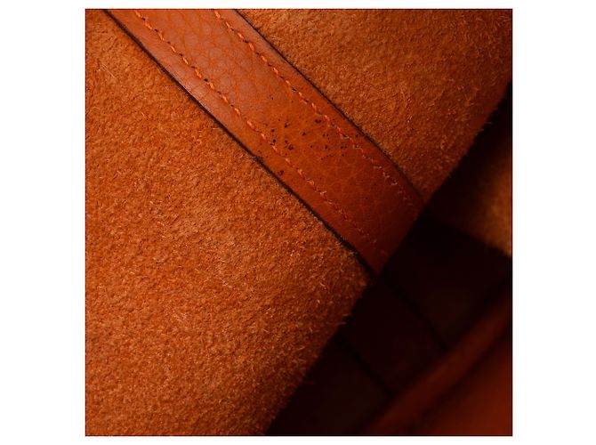 Hermès Orange Clemence Picotin Lock 22 - vue 9