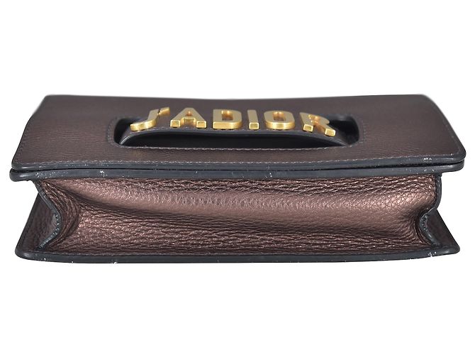 Dior Marrón Medium J'Adior Chain Flap Castaño Bronce - vista 4