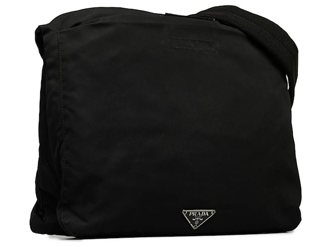 Borsa Messenger Prada Black Tessuto Nero - vista 2