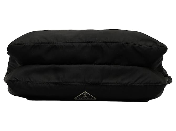 Borsa Messenger Prada Black Tessuto Nero - vista 4