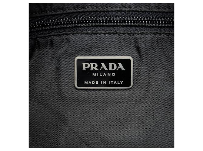Borsa Messenger Prada Black Tessuto Nero - vista 6