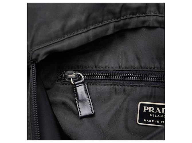 Borsa Messenger Prada Black Tessuto Nero - vista 8