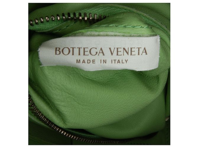 Bottega Veneta Borsa a tracolla Cassette in nappa Intrecciato verde - vista 8