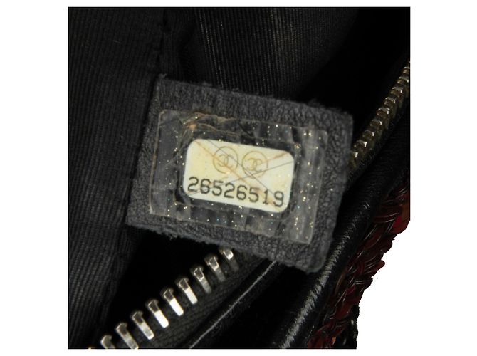 Chanel Gabrielle Crossbody Small Brown Sequin Marrone Nero Bronzo - vista 8