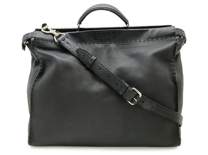 Fendi Monster Bugs Selleria Peekaboo Tote Bag Schwarz - Ansicht 2