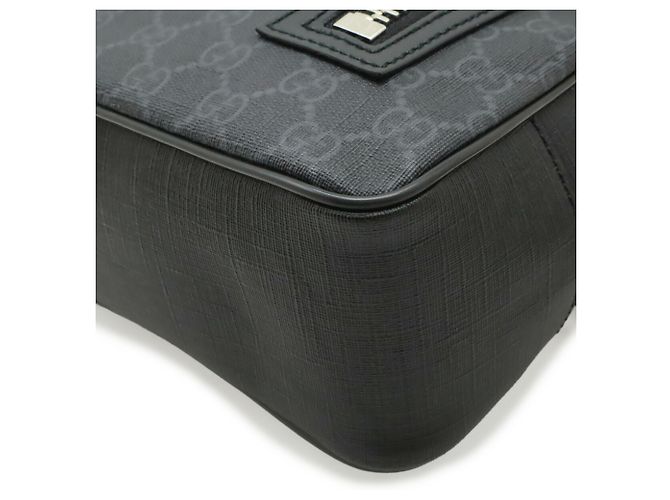 Borsa a tracolla GUCCI GG Supreme Web Stripe Marrone Nero Rosso Blu navy - vista 4