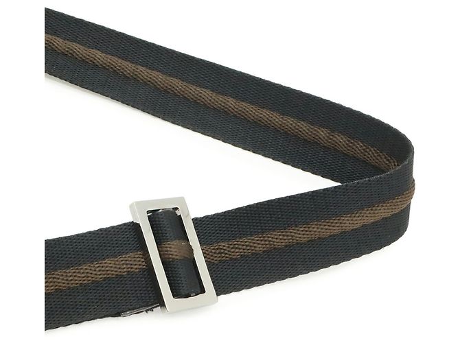 Fendi Schultertasche Zucca Muster Khaki Dunkelbraun - Ansicht 6