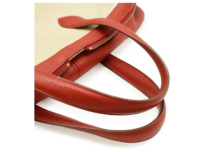 Hermès Borsa Boston Hermes Victoria 50 Rosso - vista 5