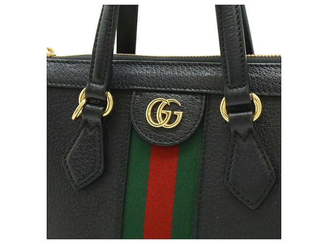 Borsa Tote Small Ophidia Gucci Nero Rosso Verde - vista 10