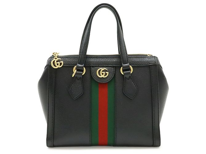 Borsa Tote Small Ophidia Gucci Nero Rosso Verde - vista 2