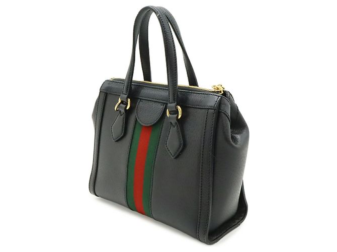 Borsa Tote Small Ophidia Gucci Nero Rosso Verde - vista 3
