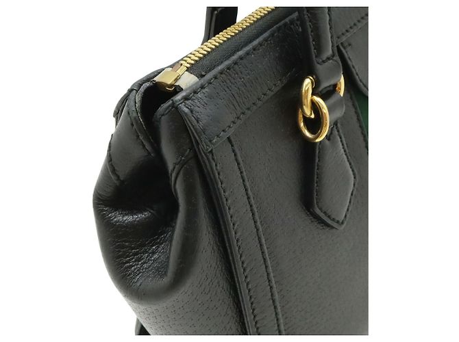 Borsa Tote Small Ophidia Gucci Nero Rosso Verde - vista 9