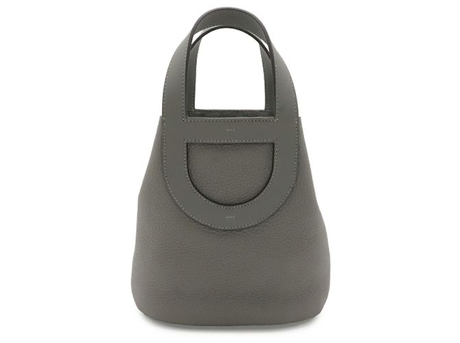 Hermès Borsa Tote Hermes In the Loop 18 Marrone - vista 2