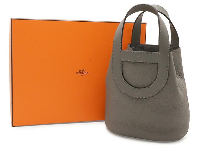 Hermès Borsa Tote Hermes In the Loop 18 Marrone - vista 8