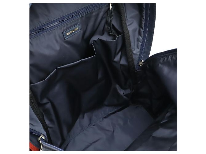 Everyday Zaino Balenciaga Wheel Bianco Rosso Blu navy - vista 7