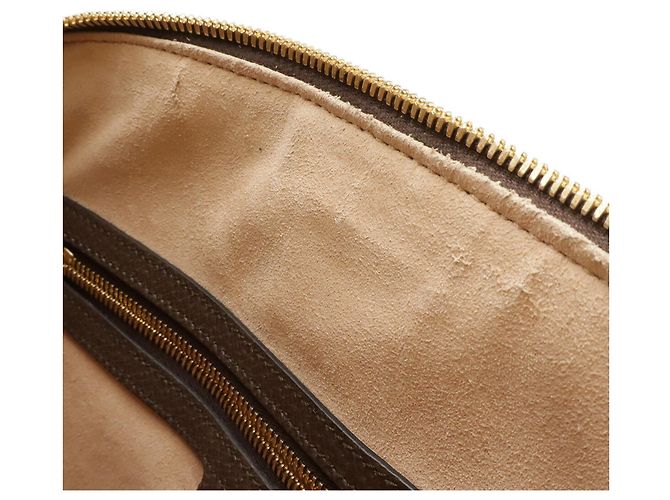 Borsa Gucci Ophidia GG Supreme Media Rosso Beige Verde Marrone scuro - vista 10