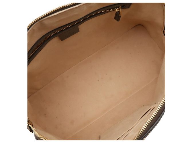 Borsa Gucci Ophidia GG Supreme Media Rosso Beige Verde Marrone scuro - vista 8