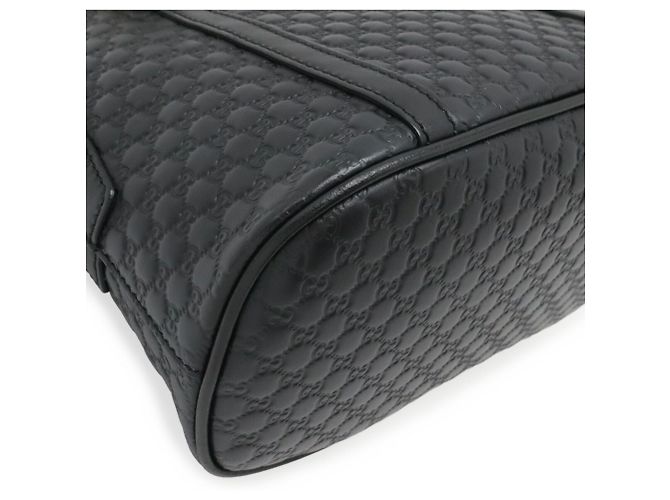 Gucci Microguccissima Black Leather Handbag - view 4