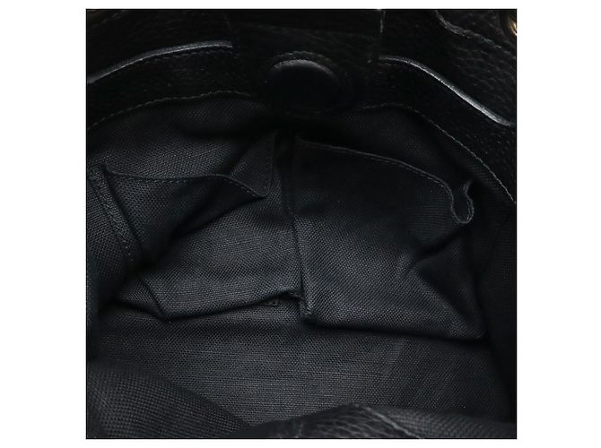 Borsa Shopper Piccola Gucci Bamboo Nero - vista 7