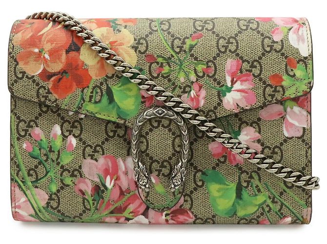 Bolsa Clutch Gucci Dionysus GG Blooms Bege - vista 2