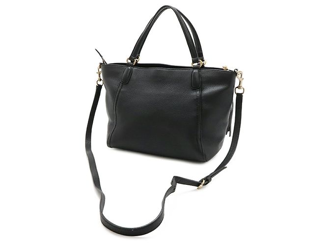 Borsa Tote Gucci Soho Interlocking G Nero - vista 3