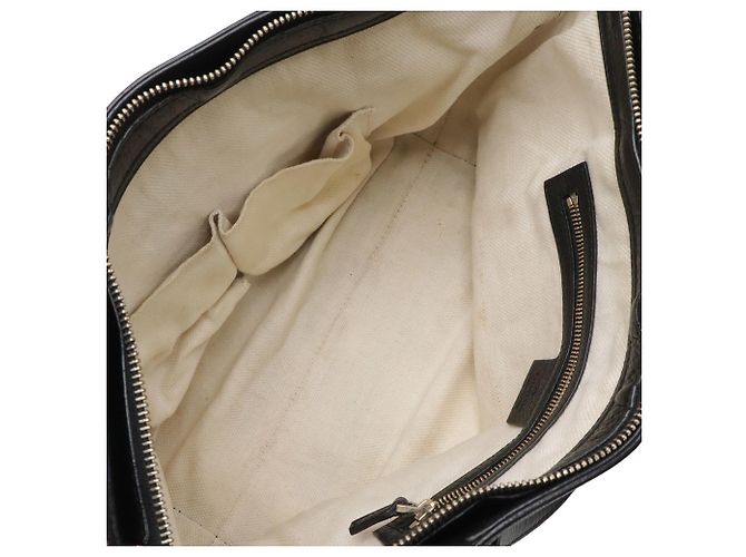 Borsa Tote Gucci Soho Interlocking G Nero - vista 8