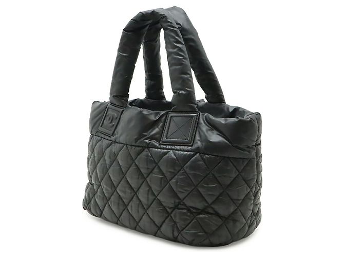 Borsa Tote Chanel Coco Cocoon Small Nero - vista 3