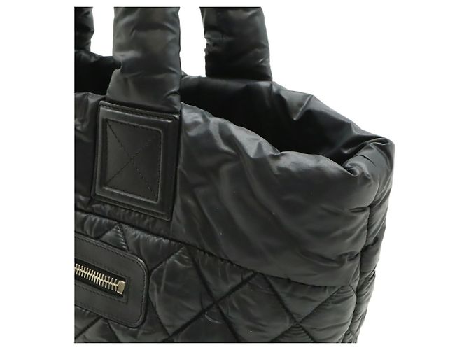 Borsa Tote Chanel Coco Cocoon Small Nero - vista 7
