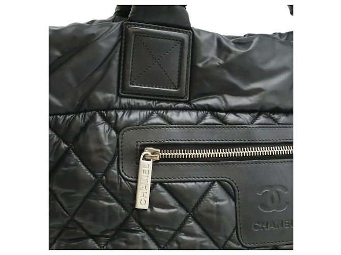 Borsa Tote Chanel Coco Cocoon Small Nero - vista 8