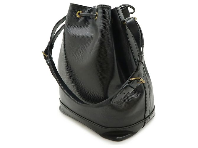 Borsa a tracolla Louis Vuitton Epi Noe in nero - vista 3