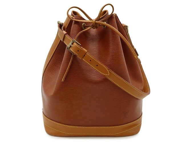 Borsa a Spalla Louis Vuitton Epi Noe Marrone - vista 2