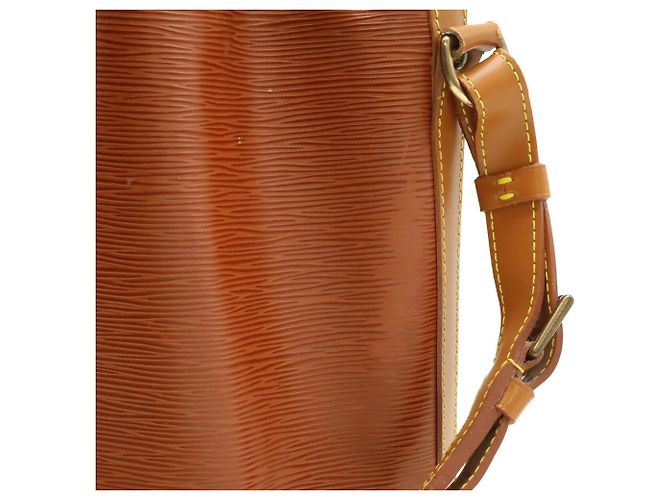 Borsa a Spalla Louis Vuitton Epi Noe Marrone - vista 7