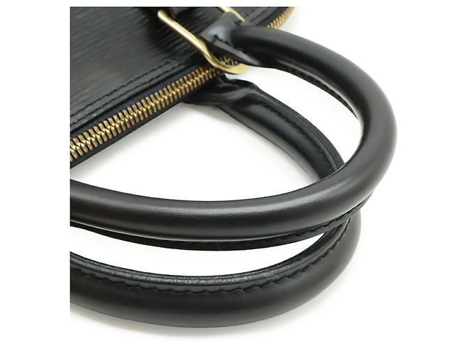 Borsa Louis Vuitton Epi Alma Nero - vista 7