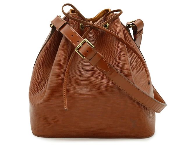 Noe Borsa a Spalla Louis Vuitton Epi Petit Noé Marrone - vista 2