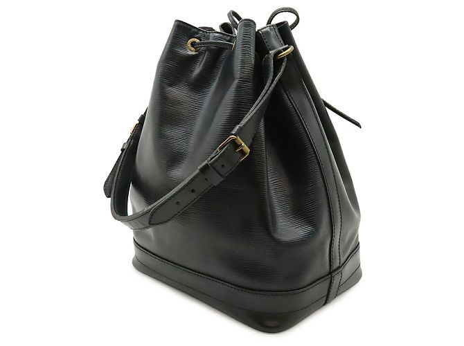 Borsa a Spalla Louis Vuitton Epi Noe Nero - vista 3