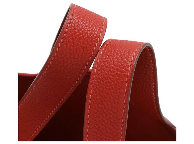 Hermès Borsa Tote Hermes Picotin PM Rosso Multicolore - vista 6